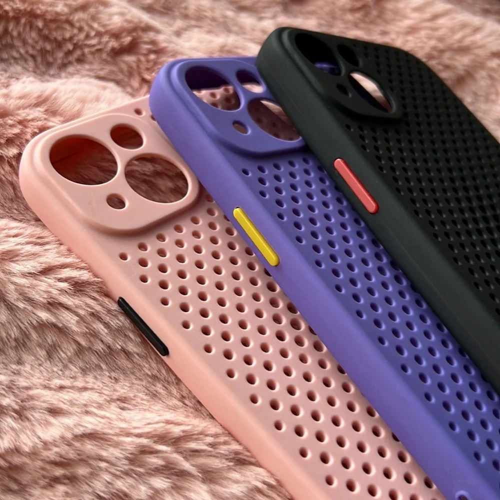 For iPhone 13 phone case with heat dissipation